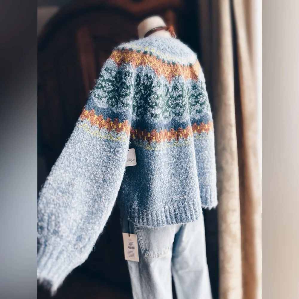 Free People Festive Frost Sweater - Picture 15 of 16